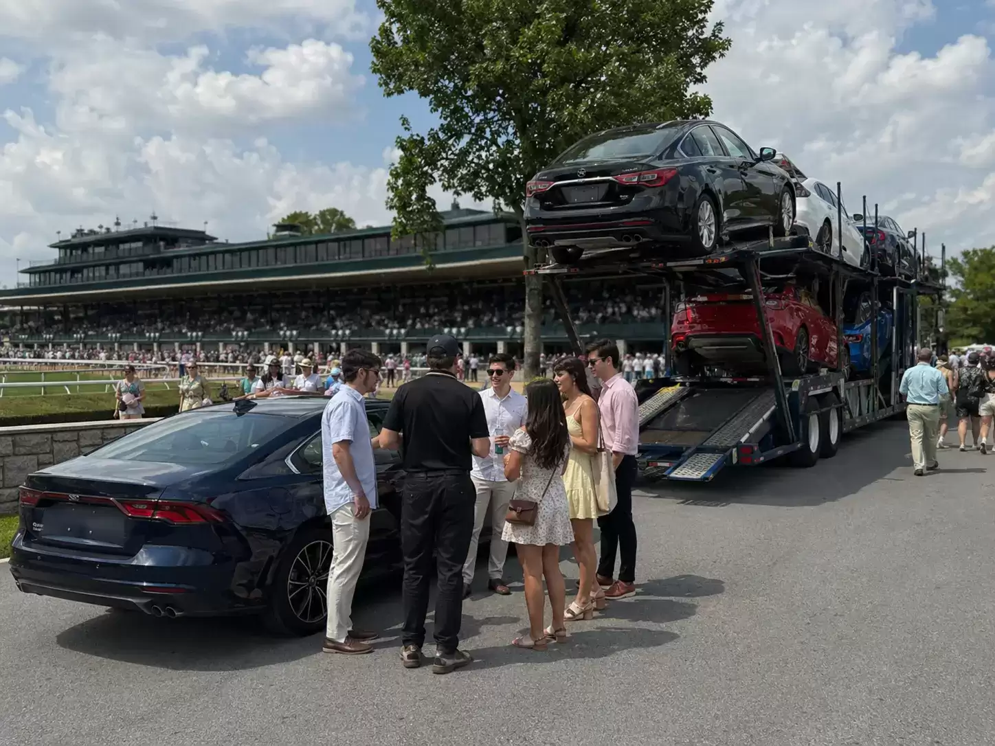 Kentucky auto transport driver meeting 20 something customers