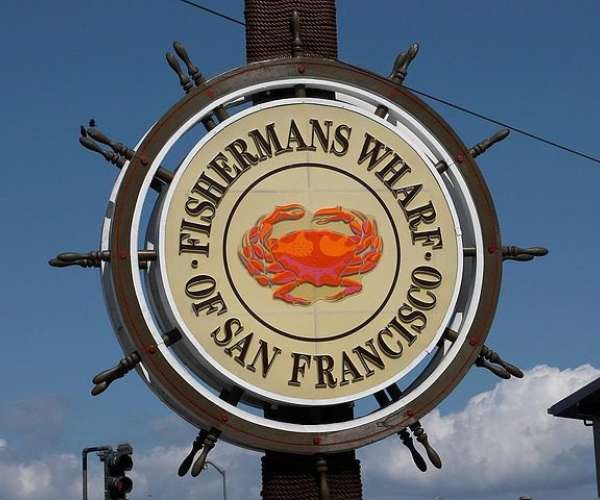fishermans-wharf- sign San Francisco car shipping