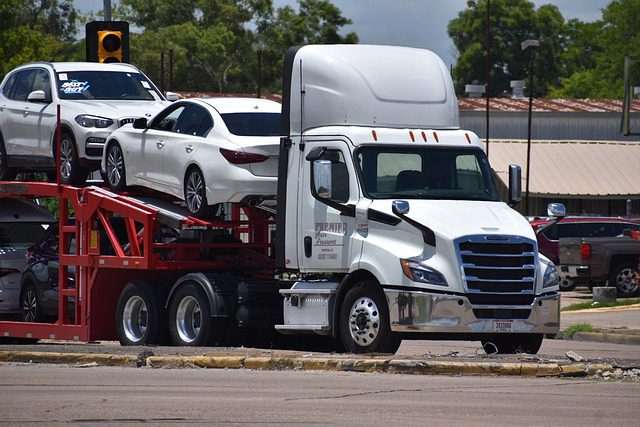 photo of Cars Shipped To A Dealership
