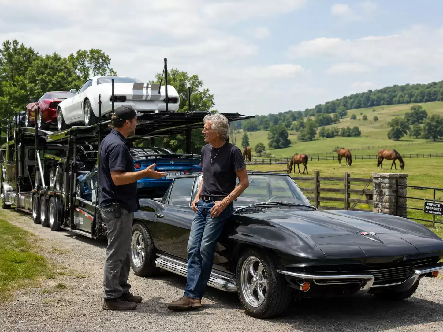 Virginia Vehicle Transporter delivering to 70 something snowbird