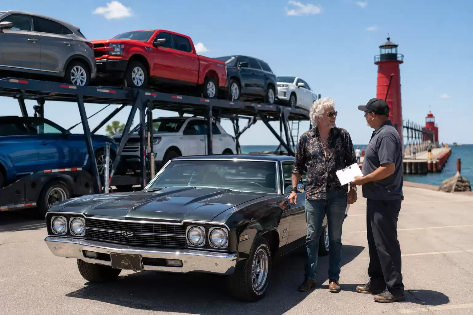 Michigan Vehicle Transporter delivering to 70 something snowbird
