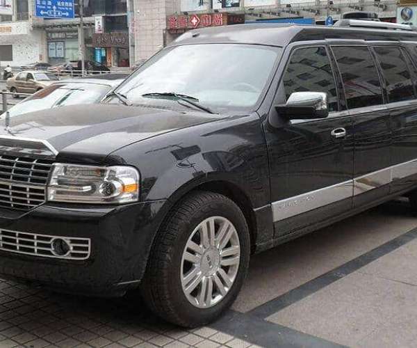 photo of a limousine prior to shipping