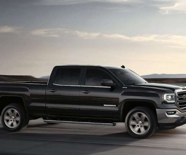 photo of a pickup truck shipping