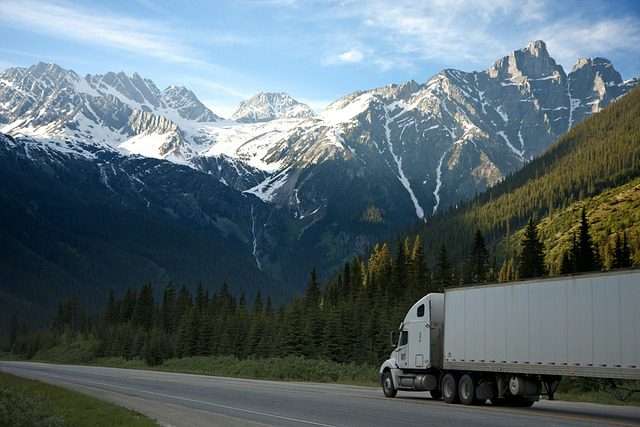 photo of moving van for relocation services across country