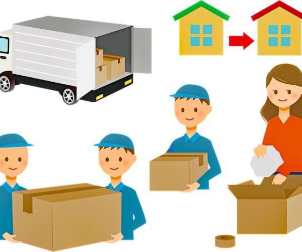 image of movers before shipping a car