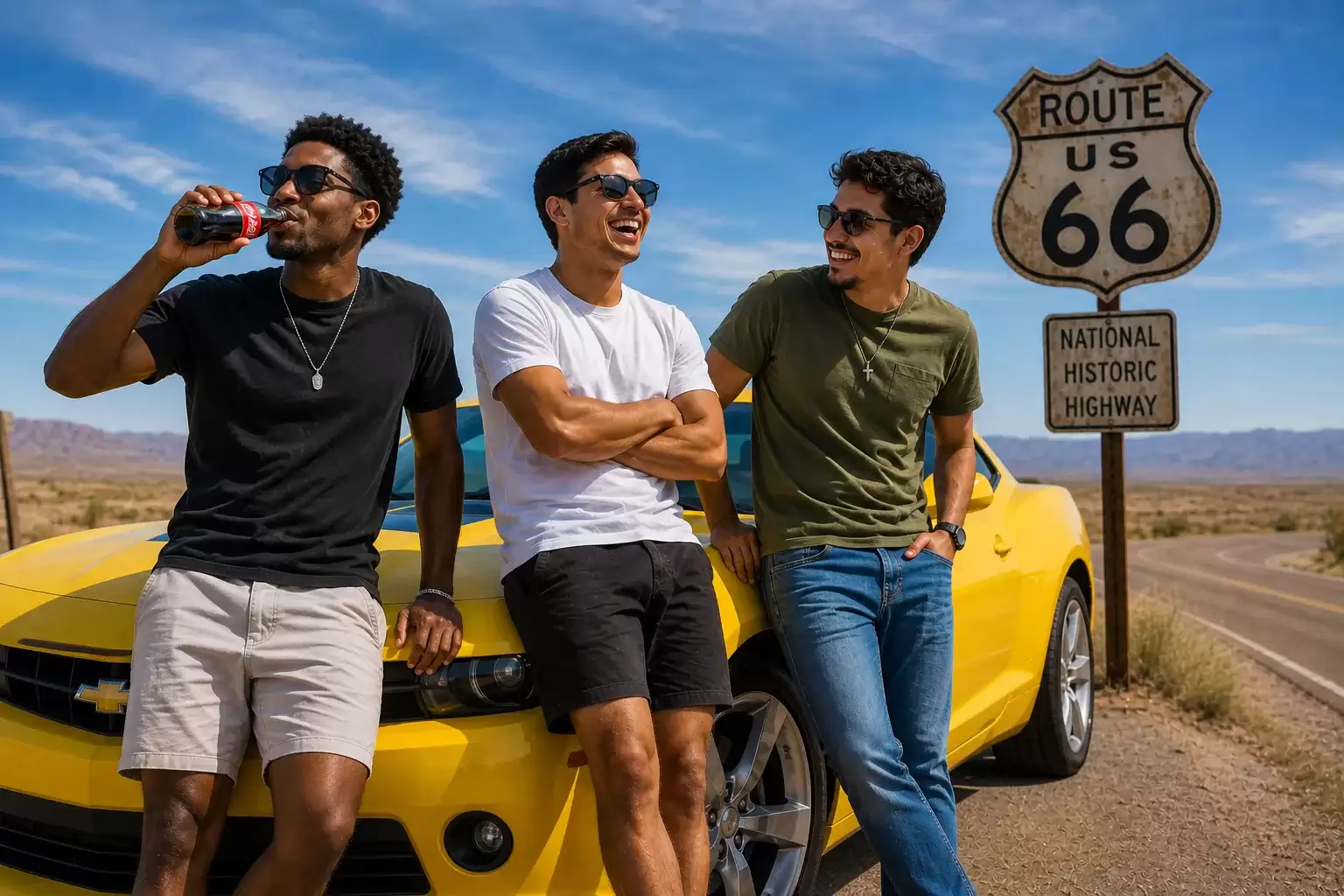 Friends loading up for a Arkansas road trip — or shipping their car instead