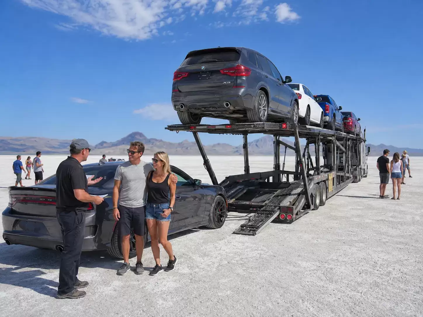 Utah car transport carrier meeting 40 something customer