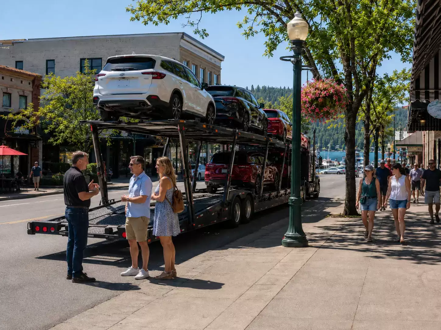 Idaho car transport carrier meeting 40 something customer