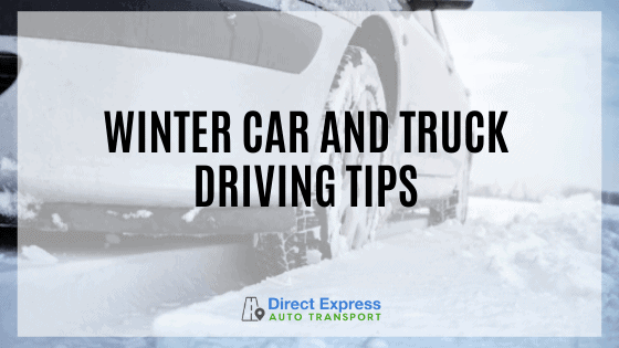 Winter Car and Truck Driving Tips