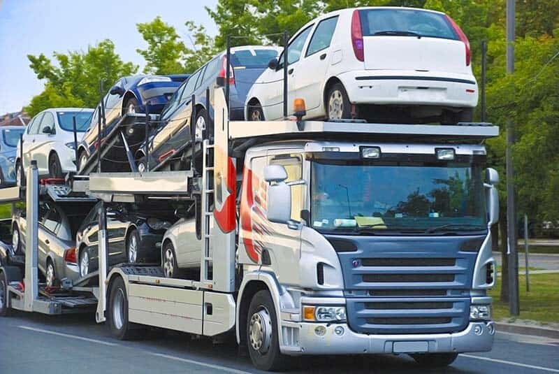 photo of car transport carrier